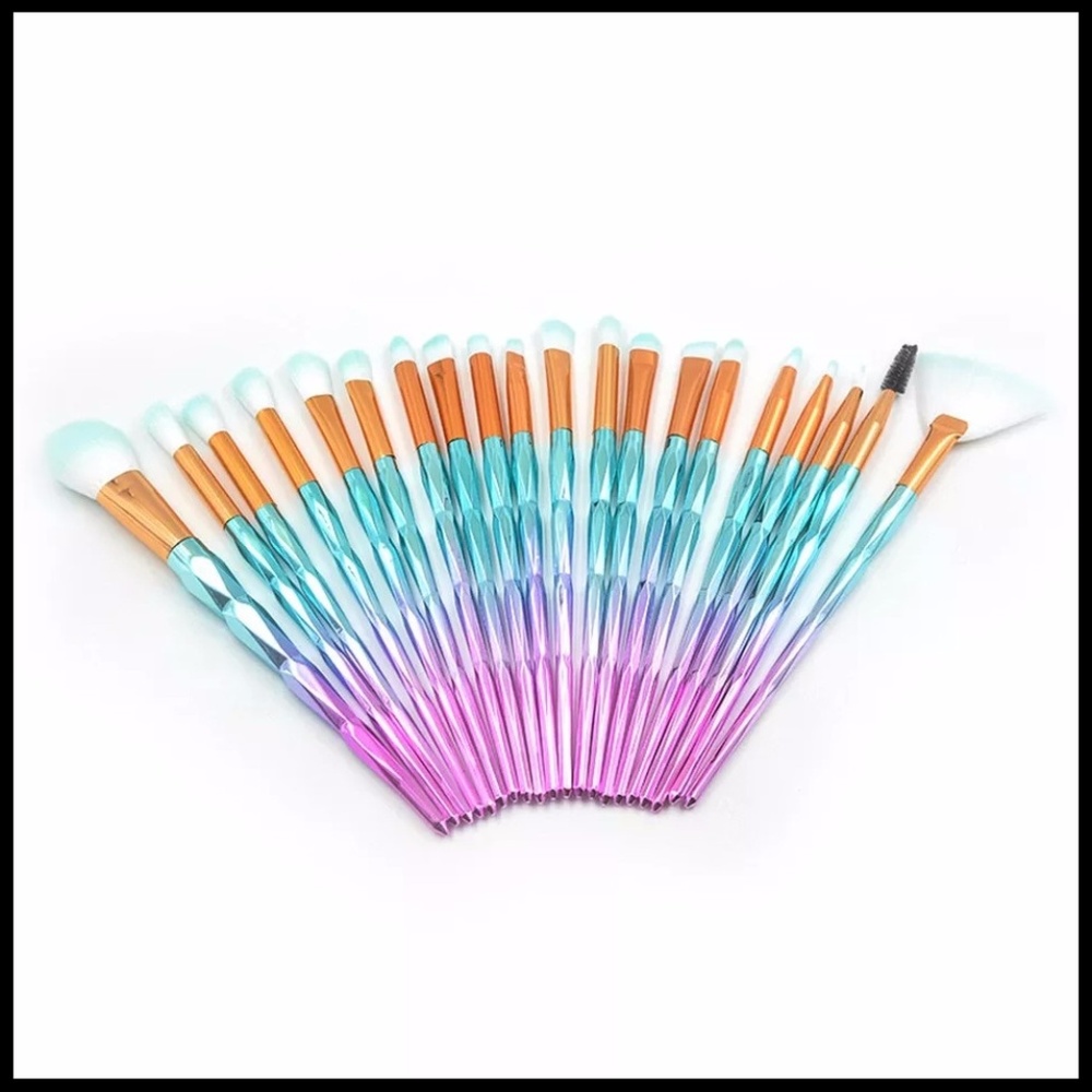 NEW 20pcs Unicorn Makeup Brush Set - Picture 5 of 6